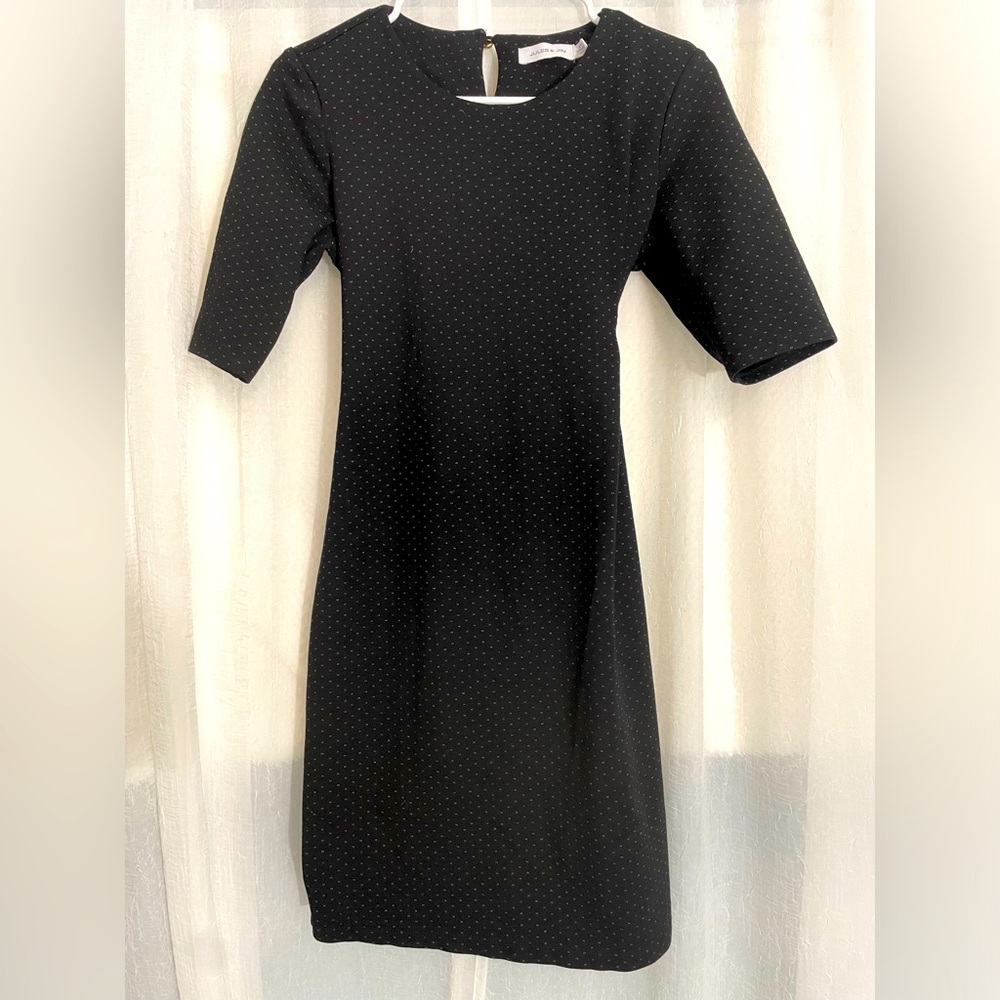 Jules & Jim Women's Maternity dress with keyhole black Size M